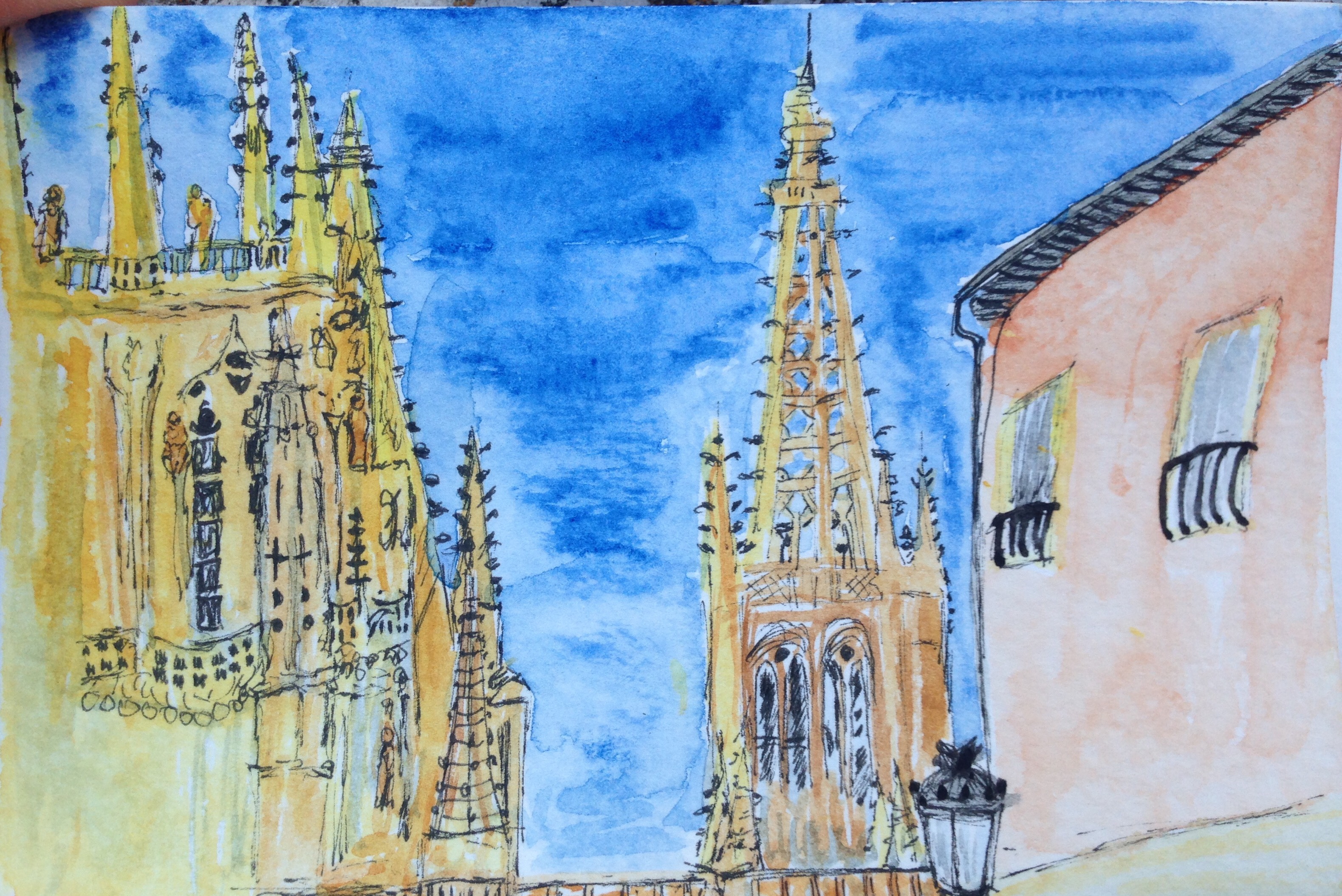 Watercolour postcard 