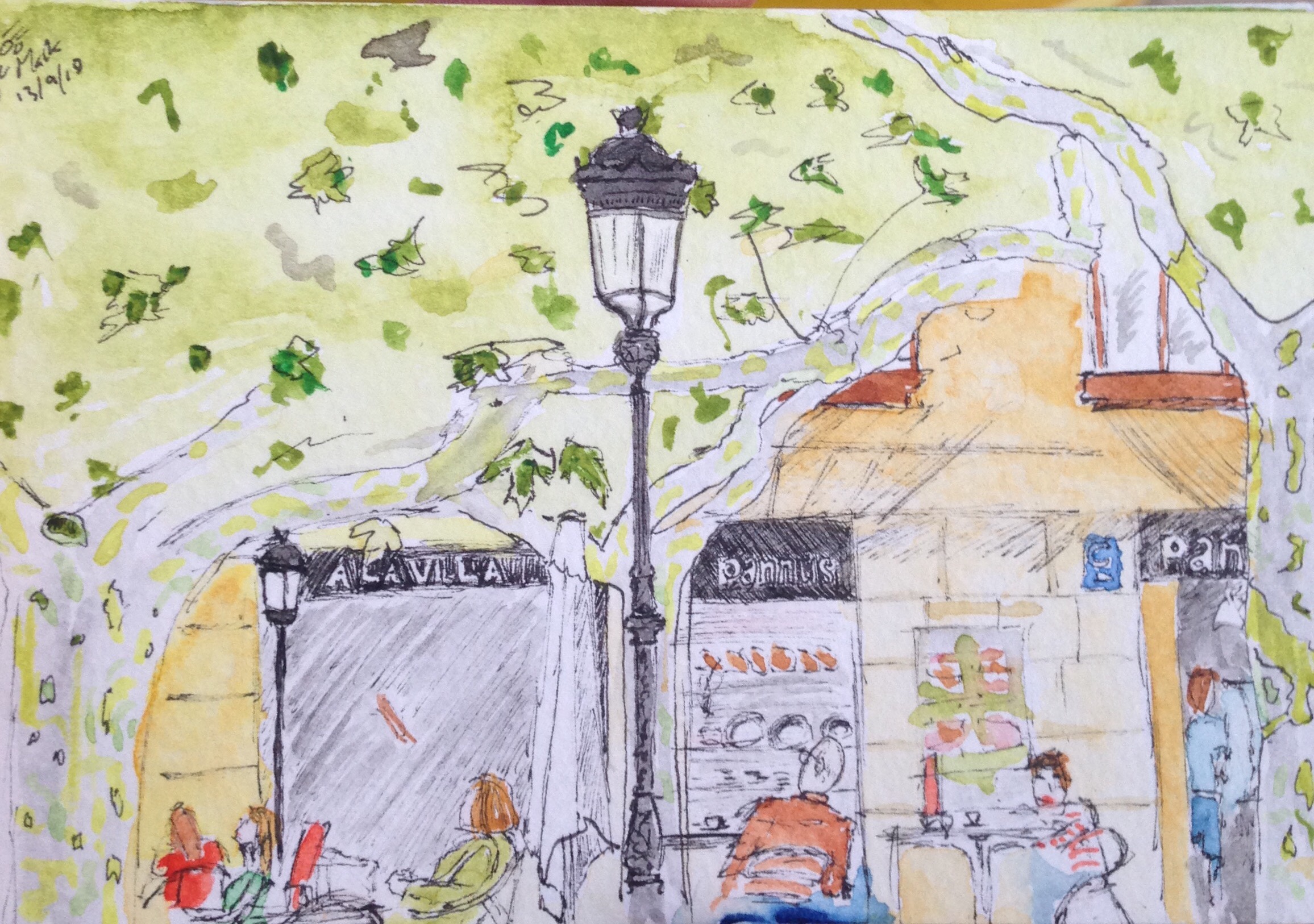 Watercolour postcard 