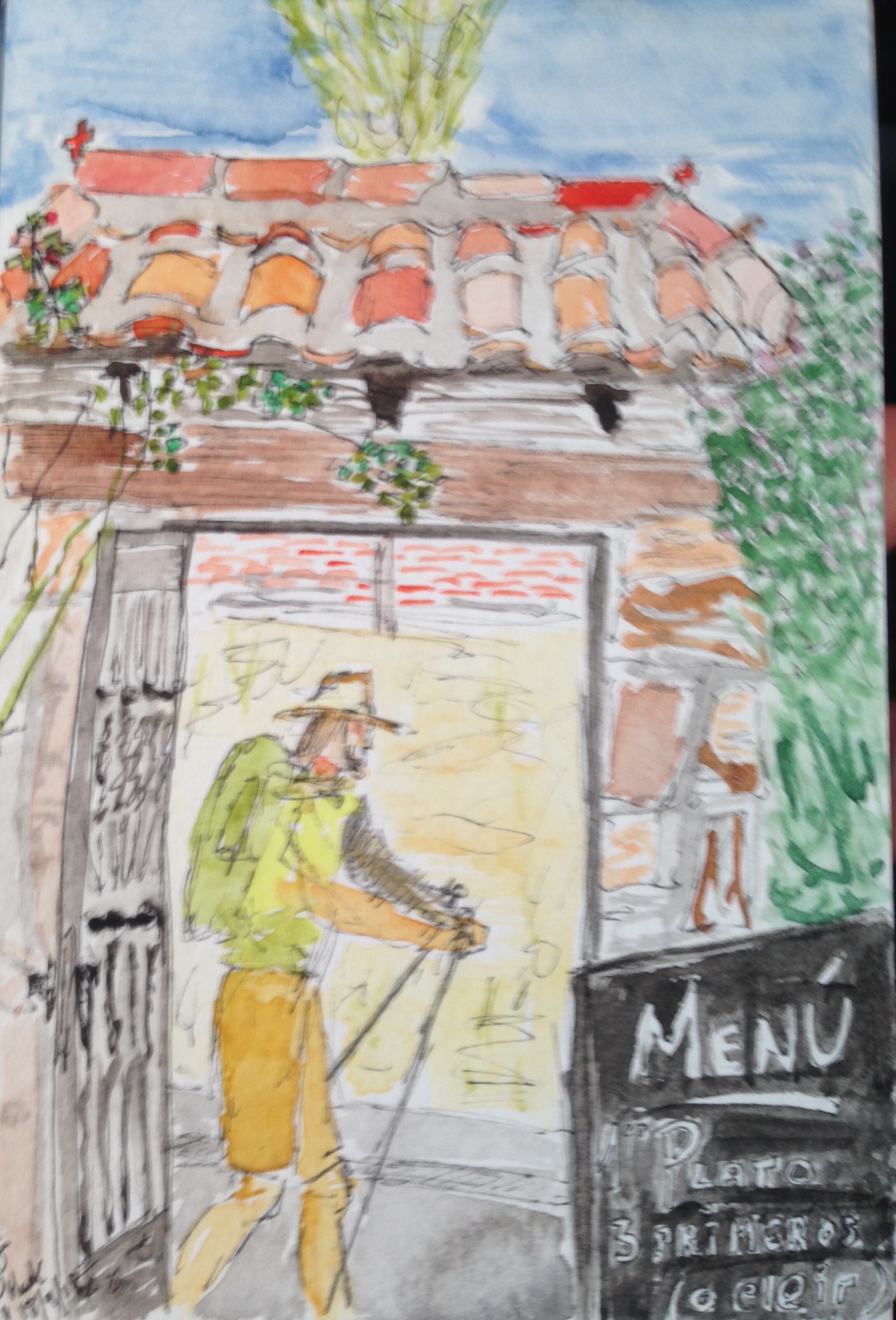 Watercolour postcard 